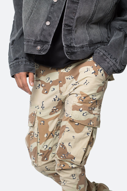 X515 Convertible Skinny Cargo Denim - Desert Camo