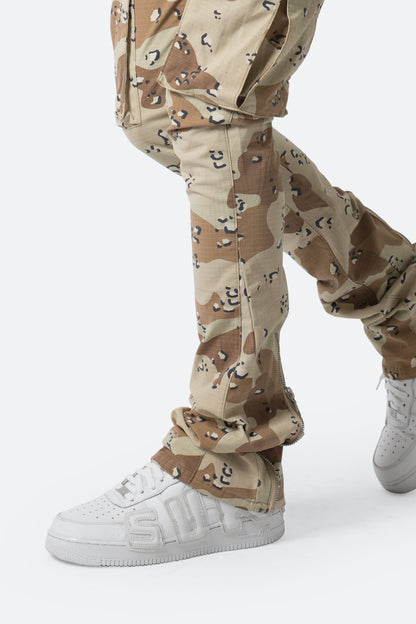 X515 Convertible Skinny Cargo Denim - Desert Camo