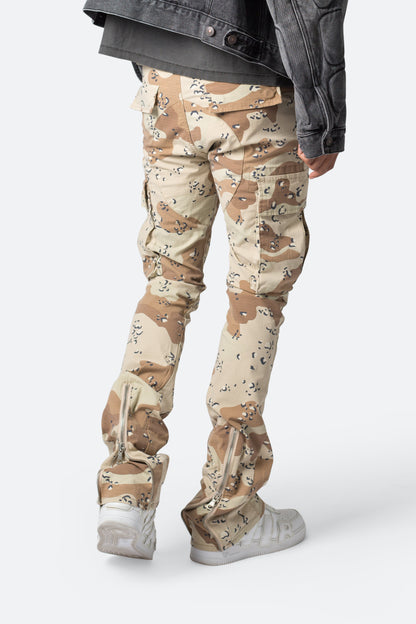 X515 Convertible Skinny Cargo Denim - Desert Camo