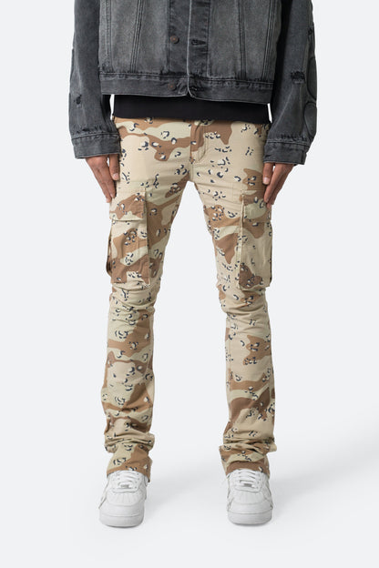 X515 Convertible Skinny Cargo Denim - Desert Camo