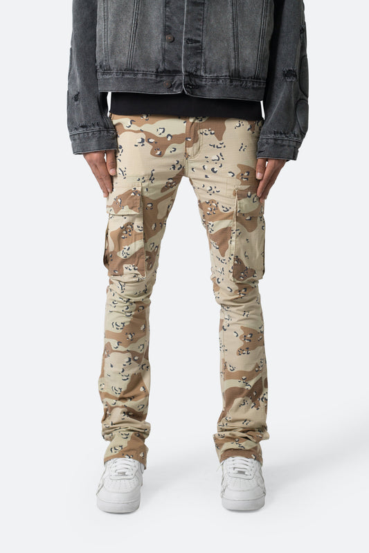 X515 Convertible Skinny Cargo Denim - Desert Camo
