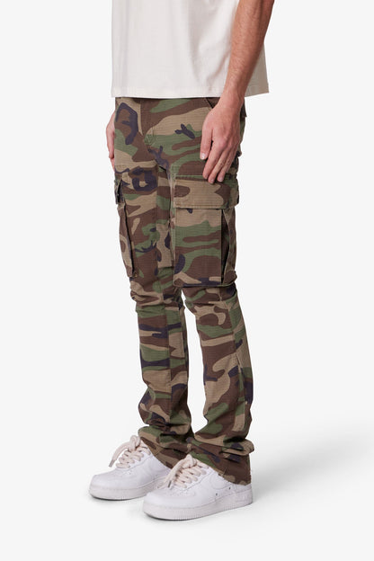 X516 Skinny Stacked Cargo Denim - Camo
