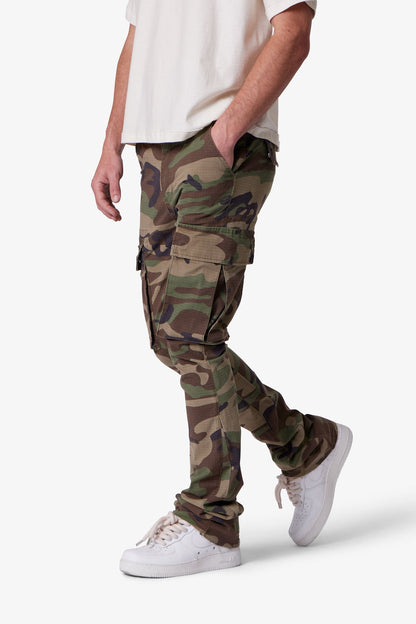 X516 Skinny Stacked Cargo Denim - Camo