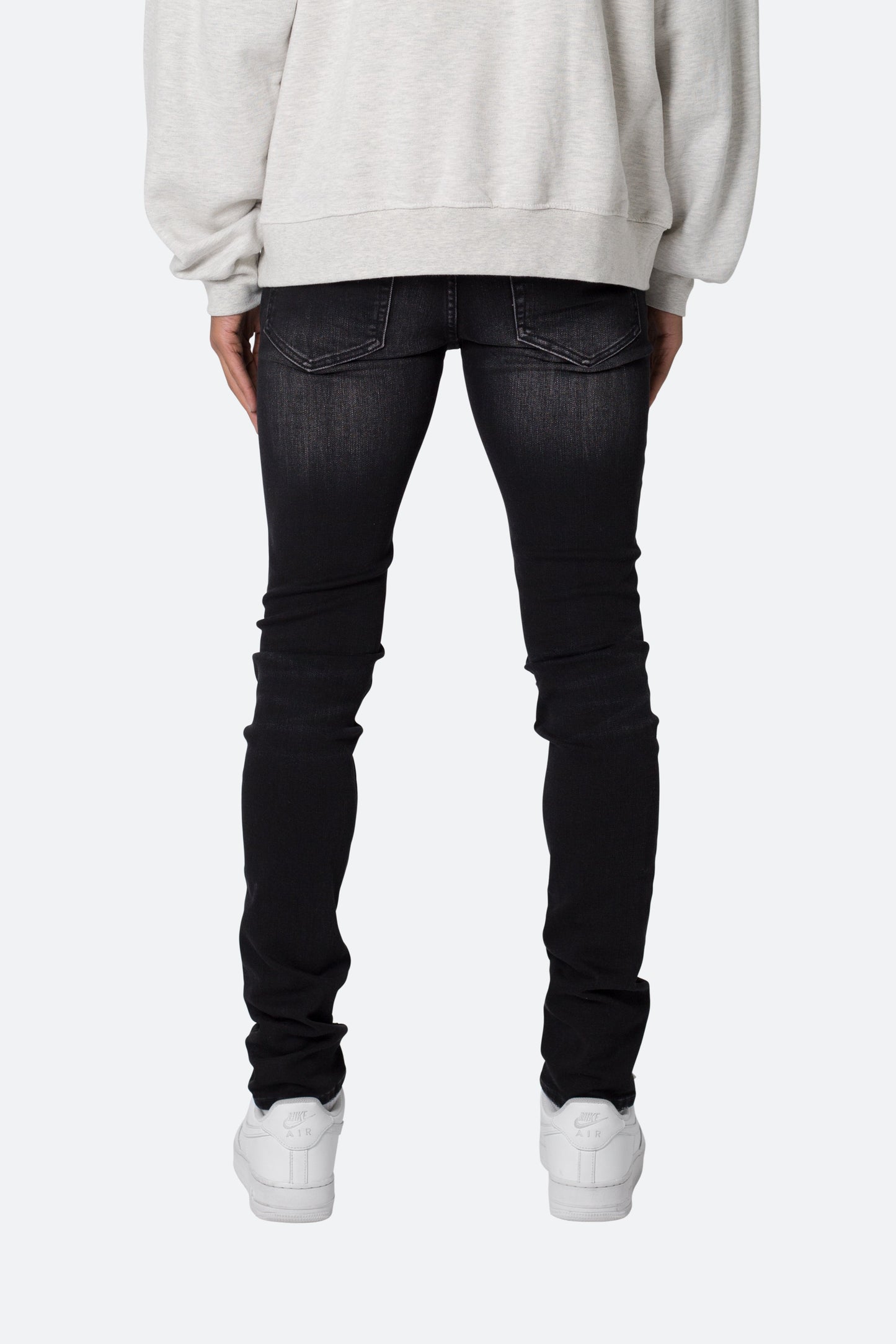 X559 Skinny Moto Denim - Black/Green