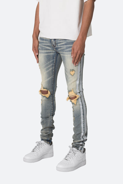 X560 Skinny Glitter Denim - Blue