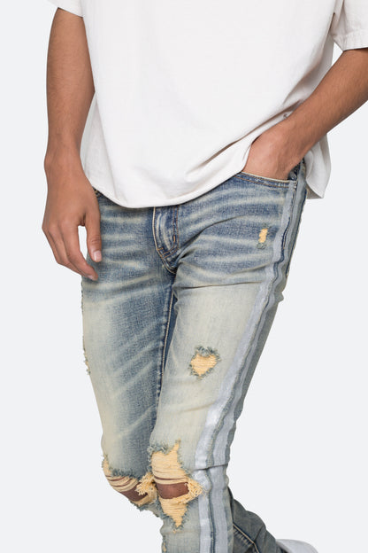 X560 Skinny Glitter Denim - Blue