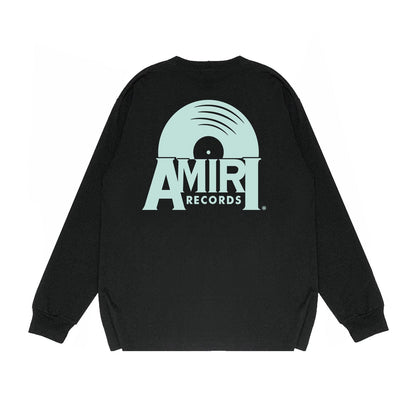Amiri Long Sleeved Shirt Printed Trendy Pure Cotton