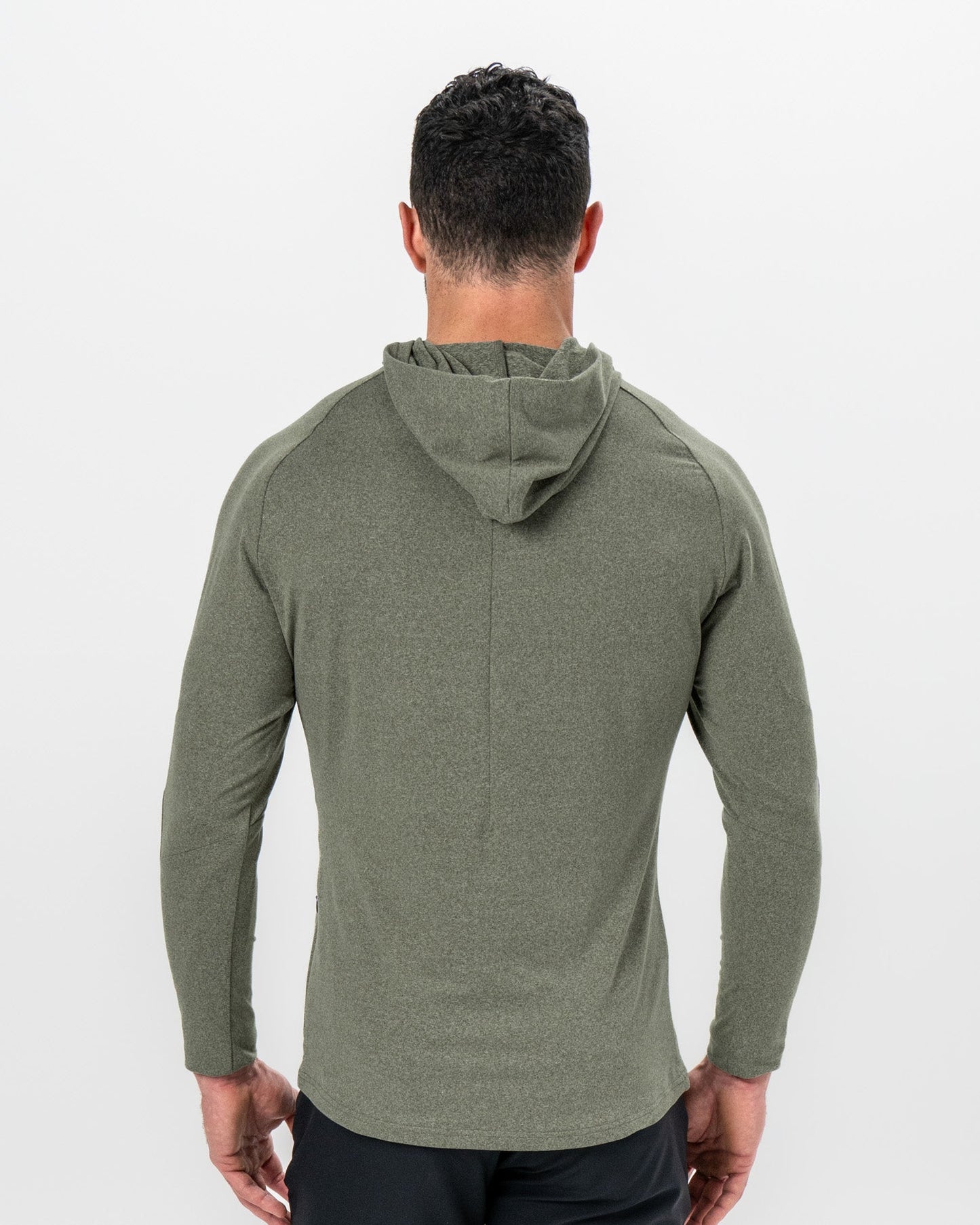 Brushed Hoodie - Heathered Olive