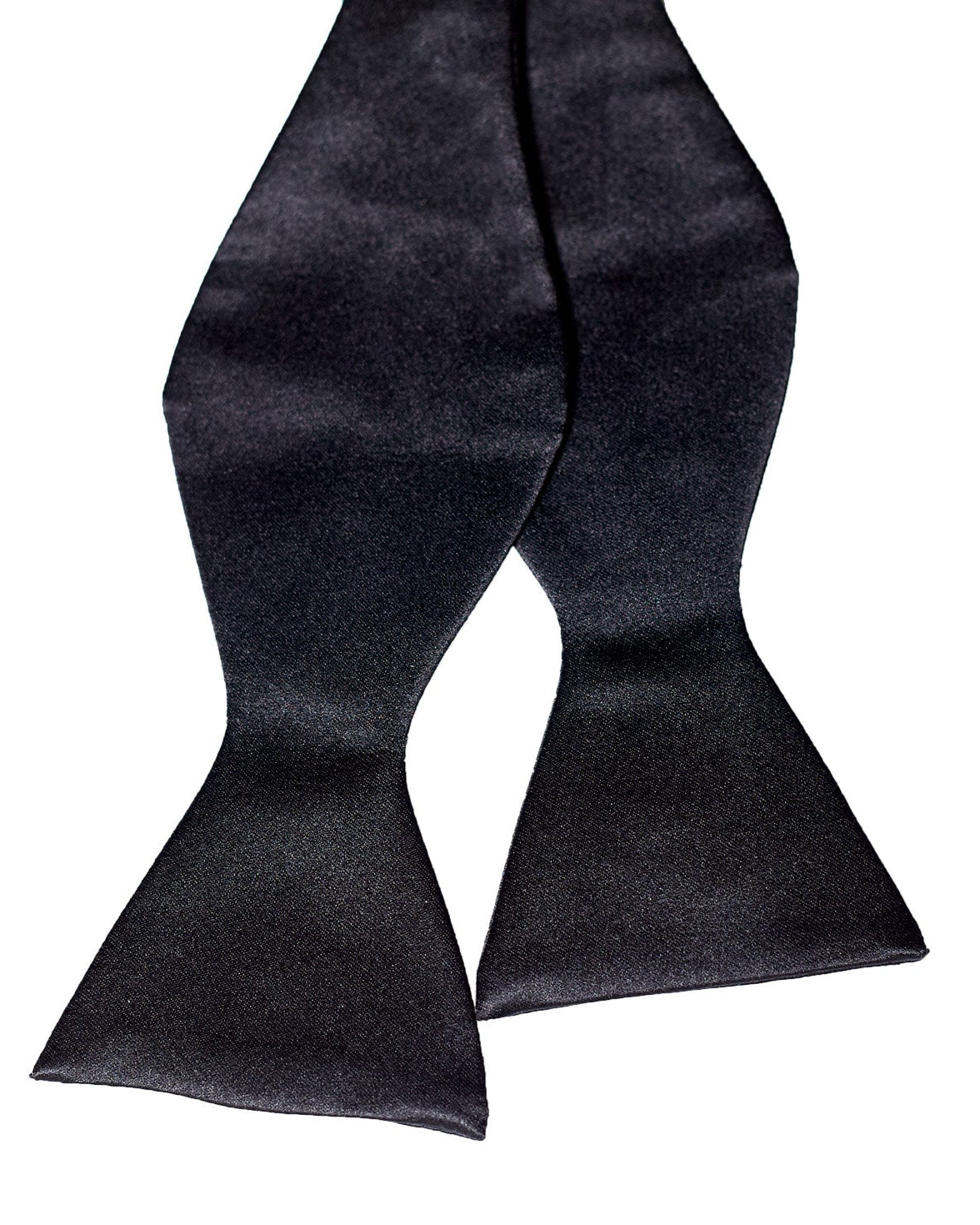 Black Silk Bowtie