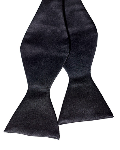 Black Silk Bowtie