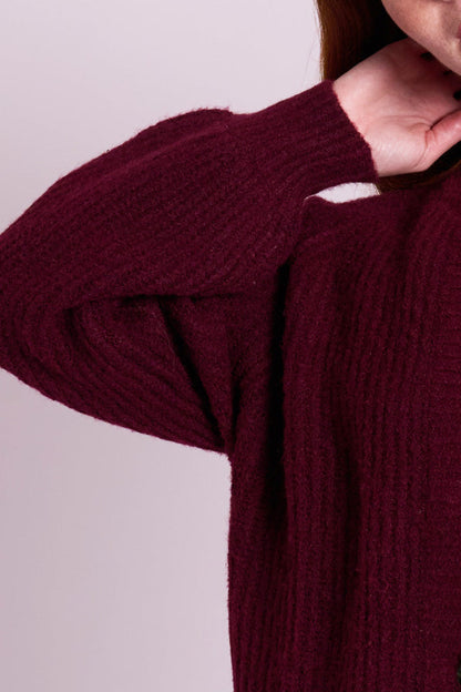 Ivy Cardigan - Burgundy