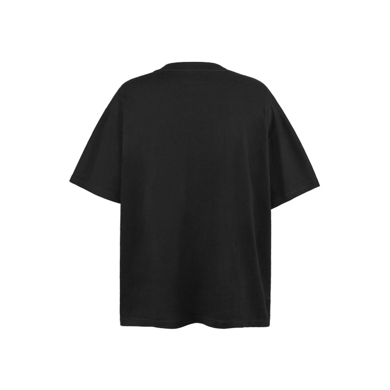 American vintage street T-shirt pure cotton retro men's and women's summer loose