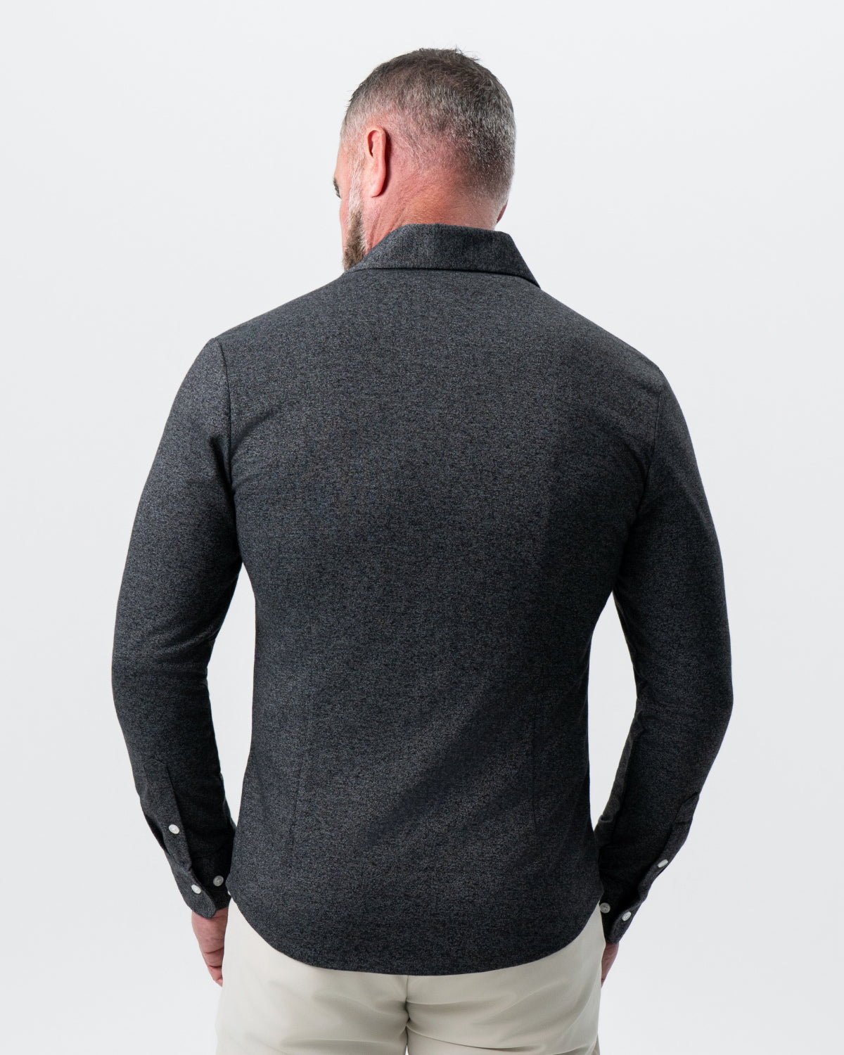 Patch Pocket Button Down - Charcoal