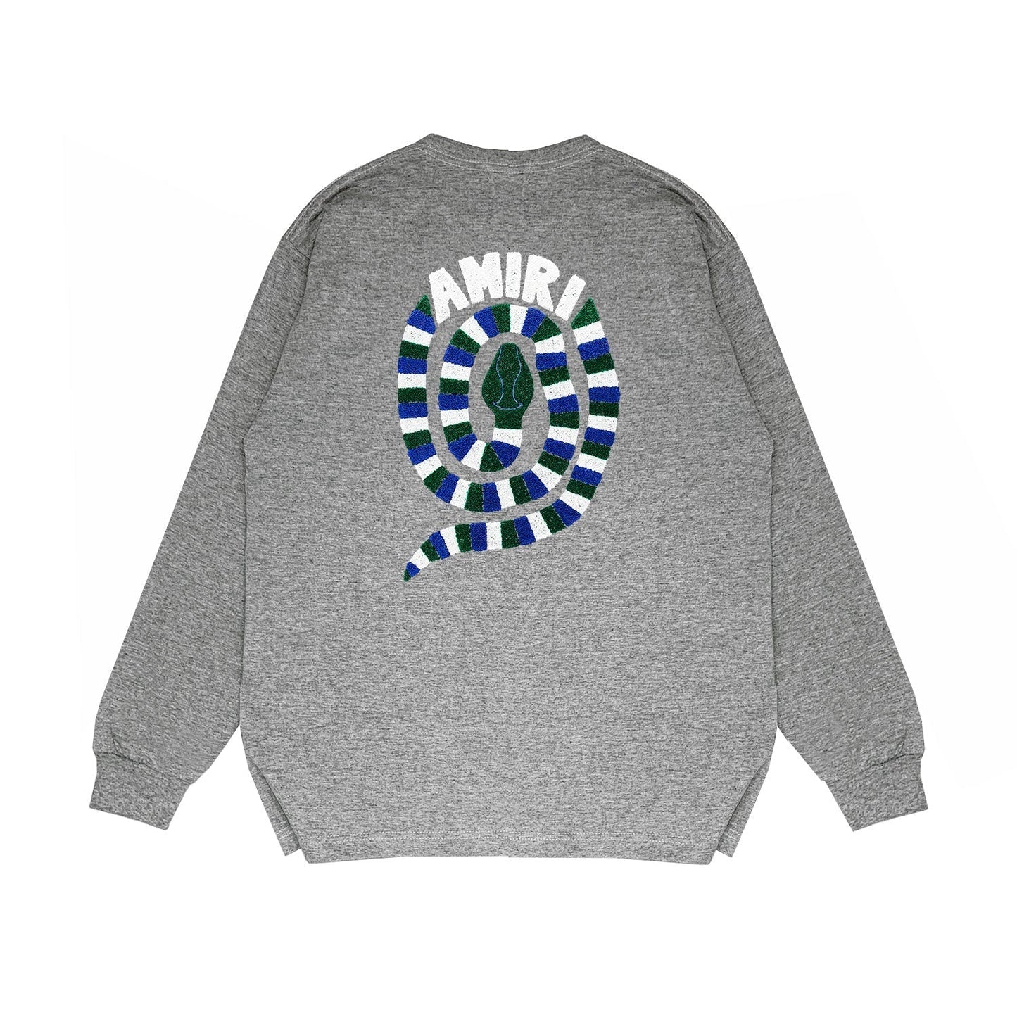 Amiri Long Sleeved Shirt Printed Trendy Pure Cotton