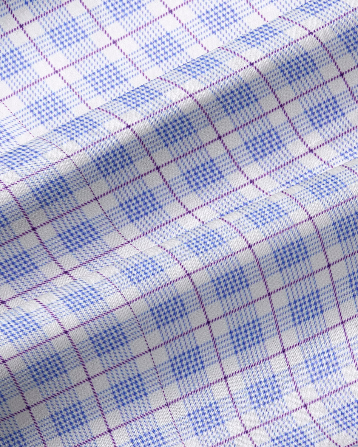 "The Baron" Purple and Blue Plaid - Classic Fit