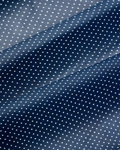 "The Boylston" Navy with White Polka Dots - Classic Fit