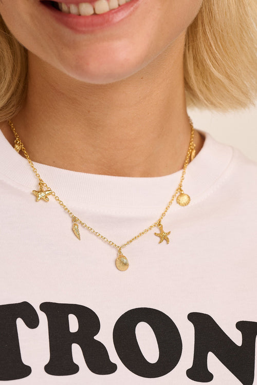 Seashell Charm Necklace
