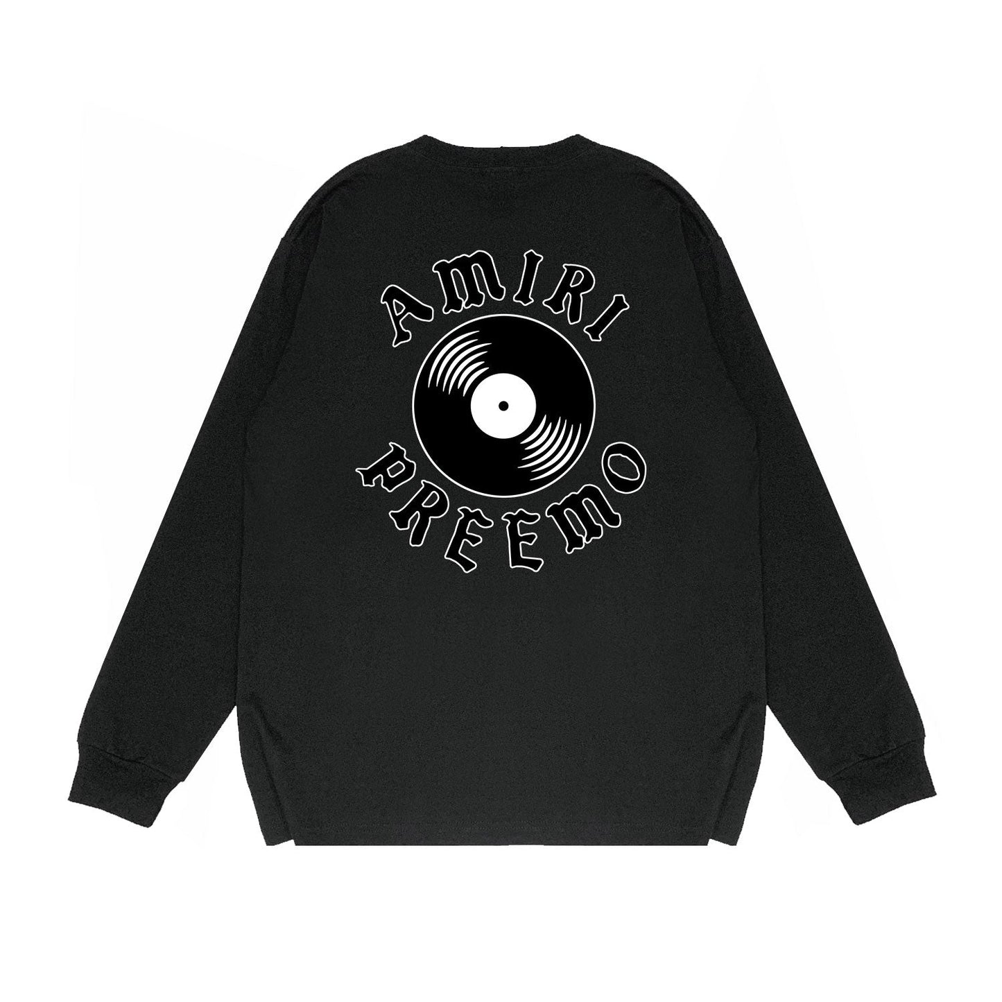 Amiri Long Sleeved Shirt Printed Trendy Pure Cotton