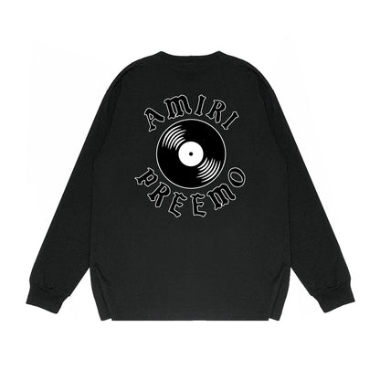 Amiri Long Sleeved Shirt Printed Trendy Pure Cotton