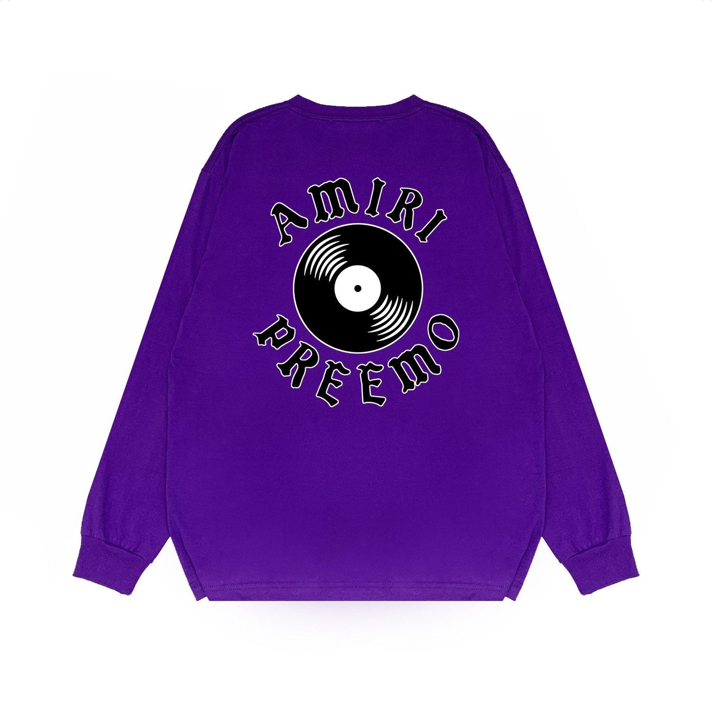 Amiri Long Sleeved Shirt Printed Trendy Pure Cotton