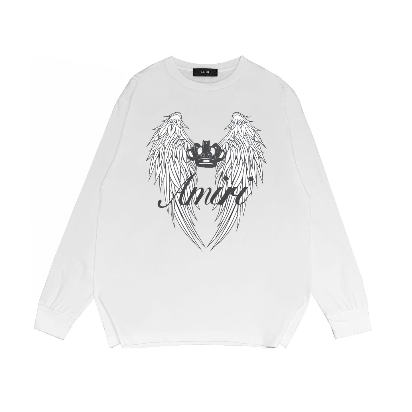 Amiri Long Sleeved Shirt Printed Trendy Pure Cotton