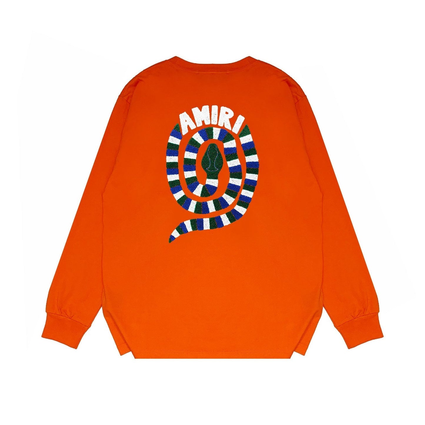 Amiri Long Sleeved Shirt Printed Trendy Pure Cotton