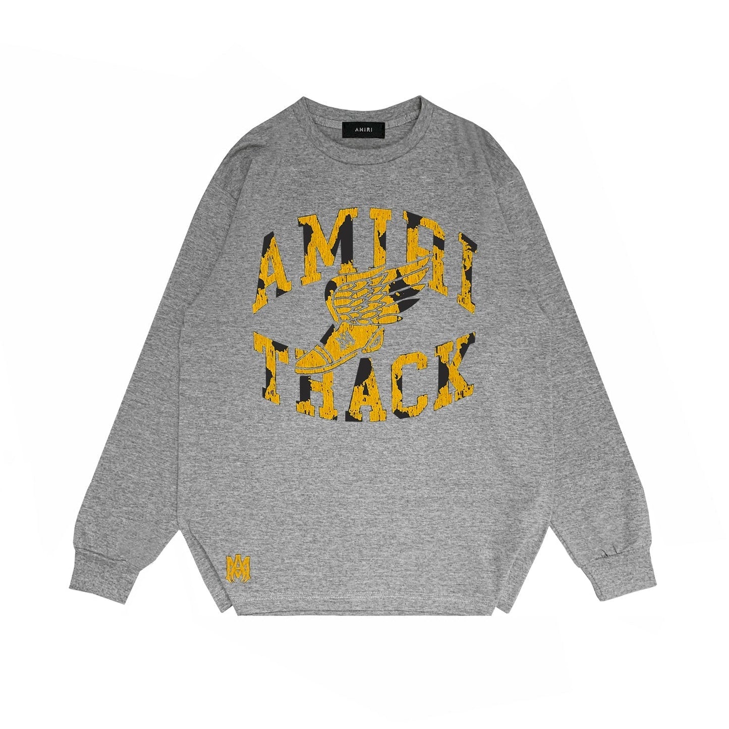 Amiri Long Sleeved Shirt Printed Trendy Pure Cotton