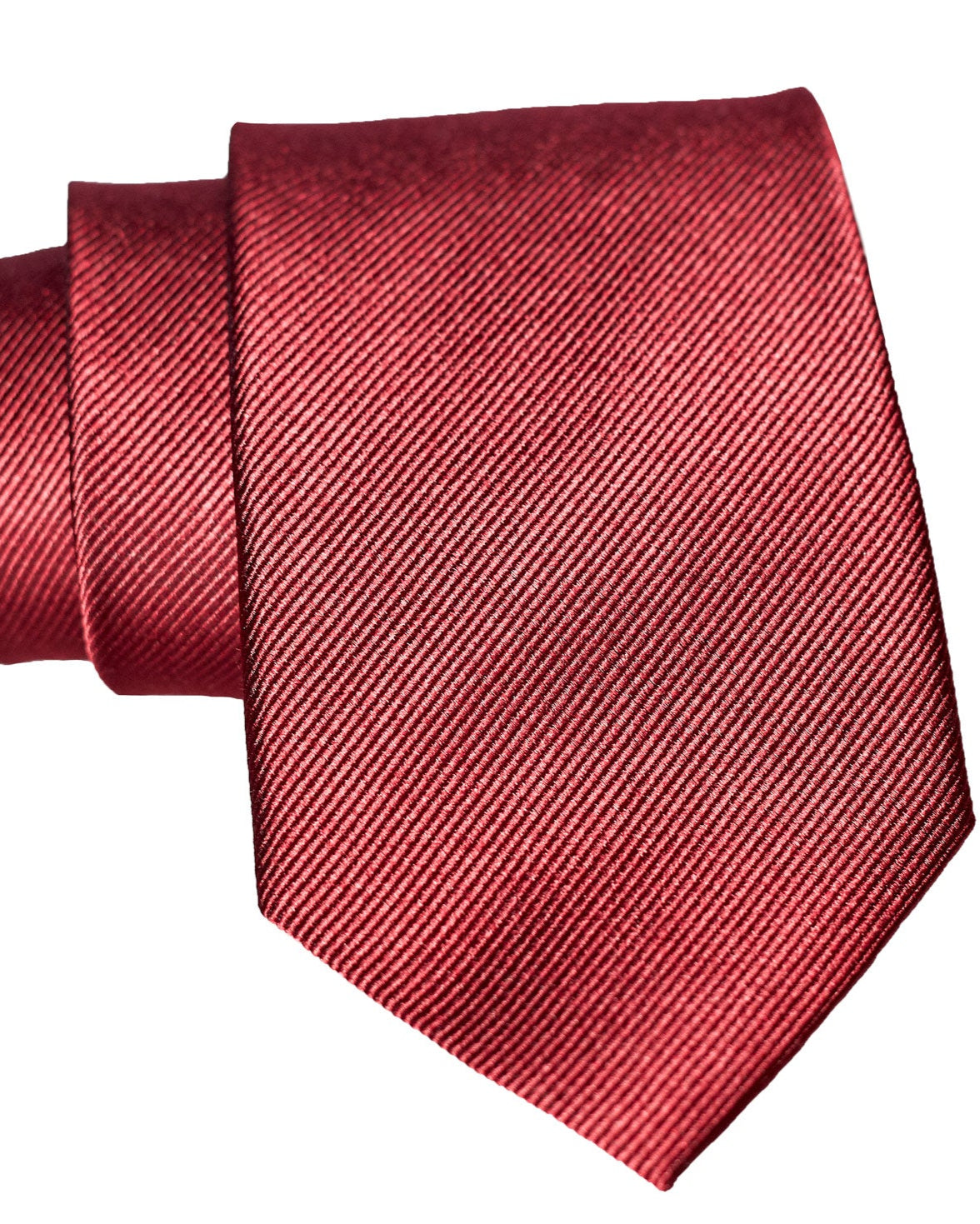 Maroon Woven Silk Tie