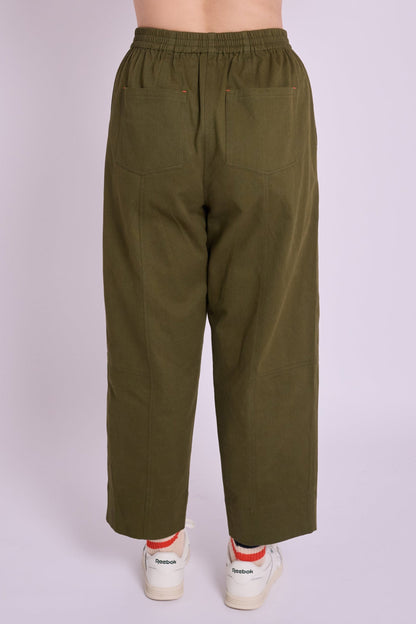 Cecille Trousers - Pea Green