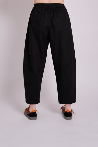 Peggy Trousers - Linen Black