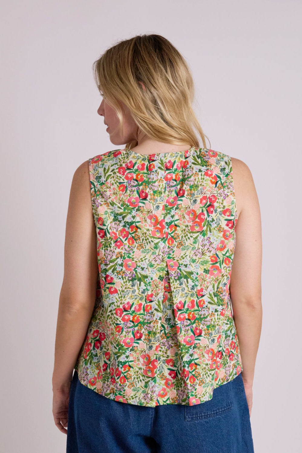 Pippa Linen Top - Floral