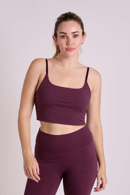 Strong Girls Club Butter Gym Bra - Plum
