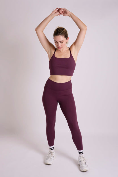 Strong Girls Club Butter Gym Bra - Plum