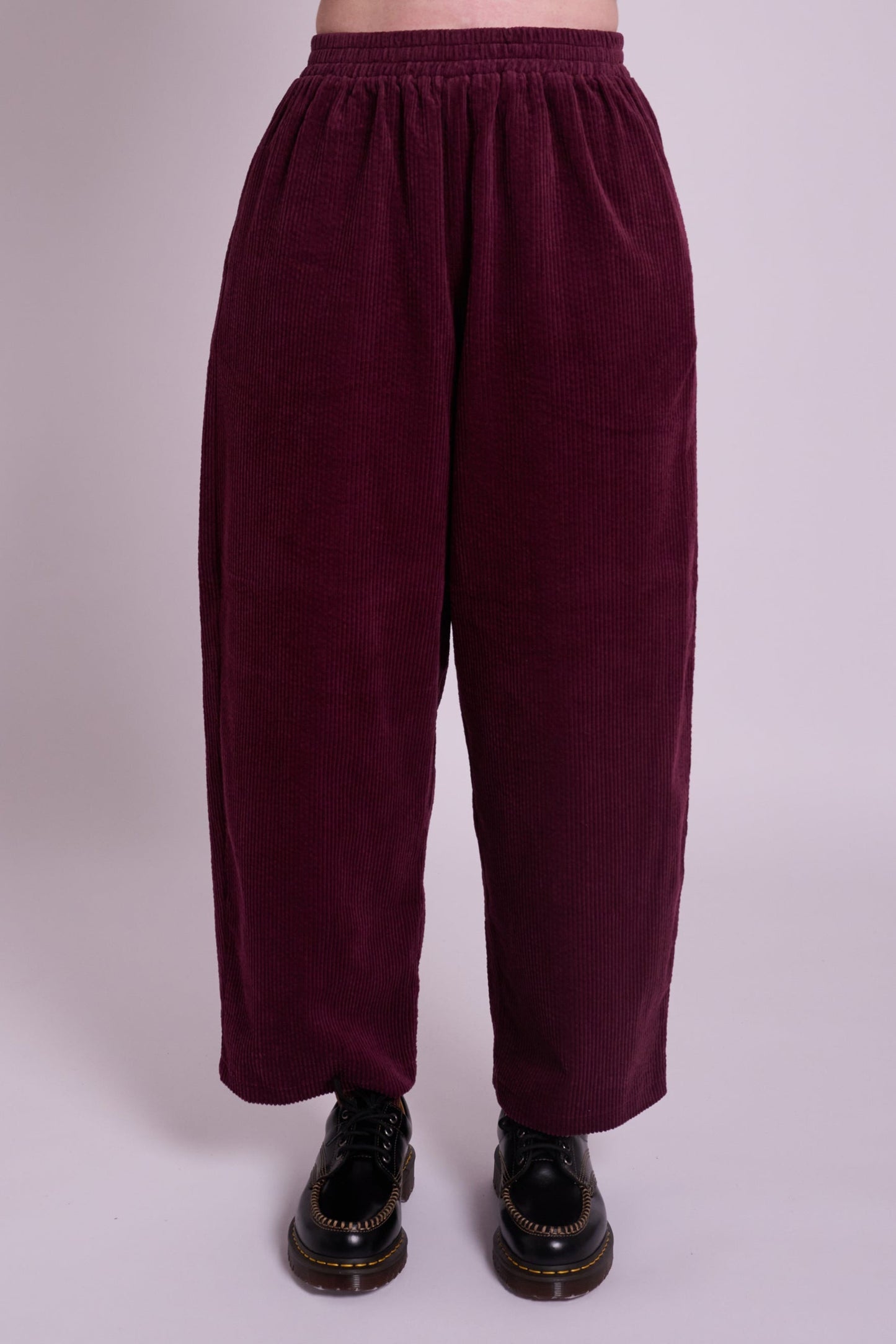 Iris Cord Trousers - Berry