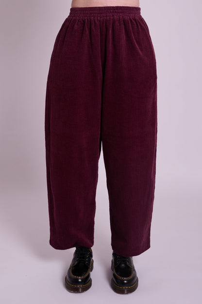 Iris Cord Trousers - Berry