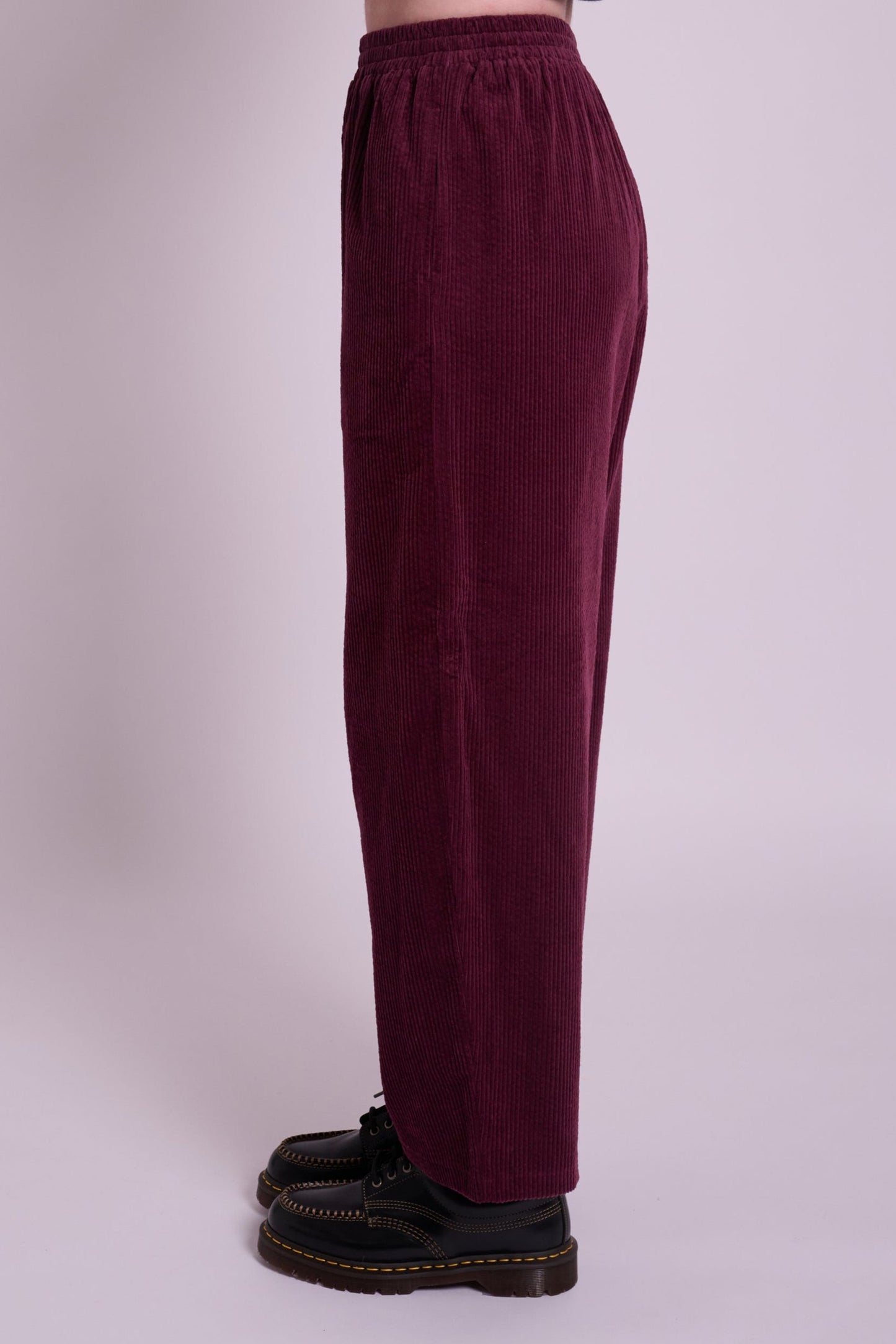 Iris Cord Trousers - Berry