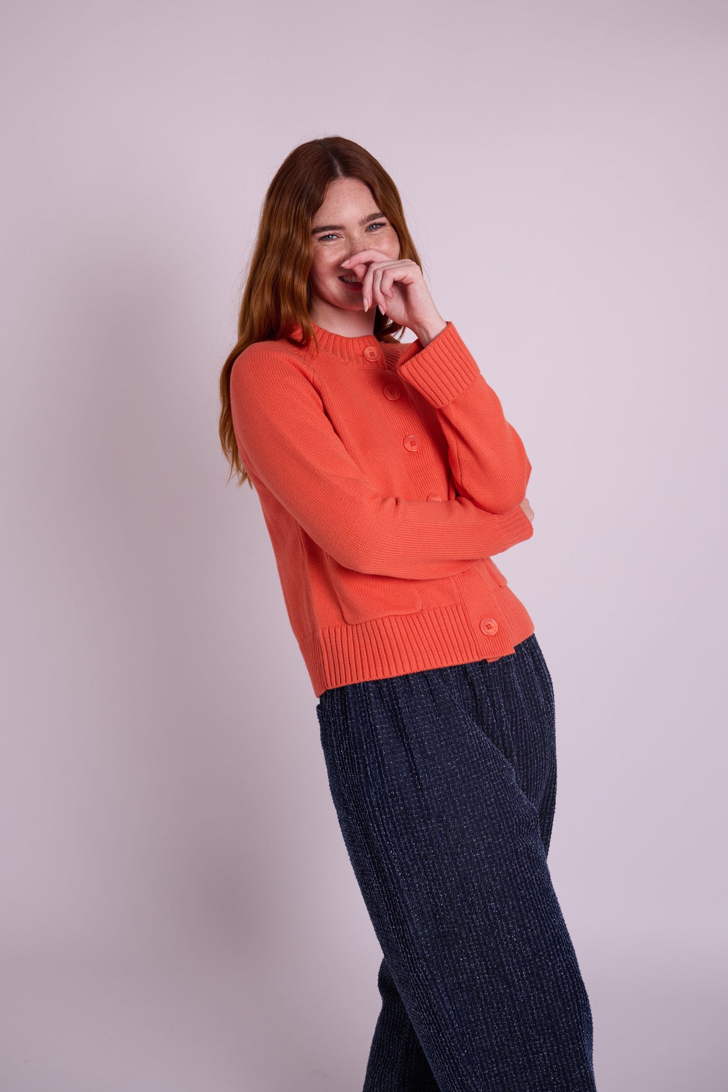 Everly Round Neck Cardigan
