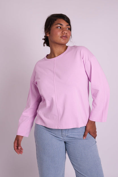 Marlow Garment Dyed TShirt - Lilac