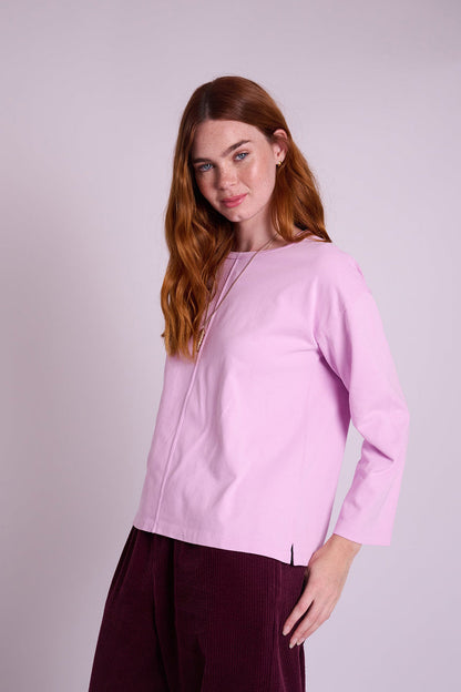 Marlow Garment Dyed TShirt - Lilac