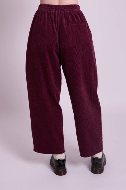 Iris Cord Trousers - Berry