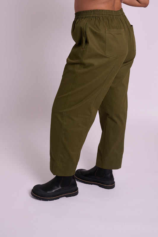 Cecille Trousers - Pea Green