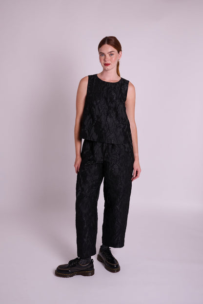 Jacquard Taylor Top