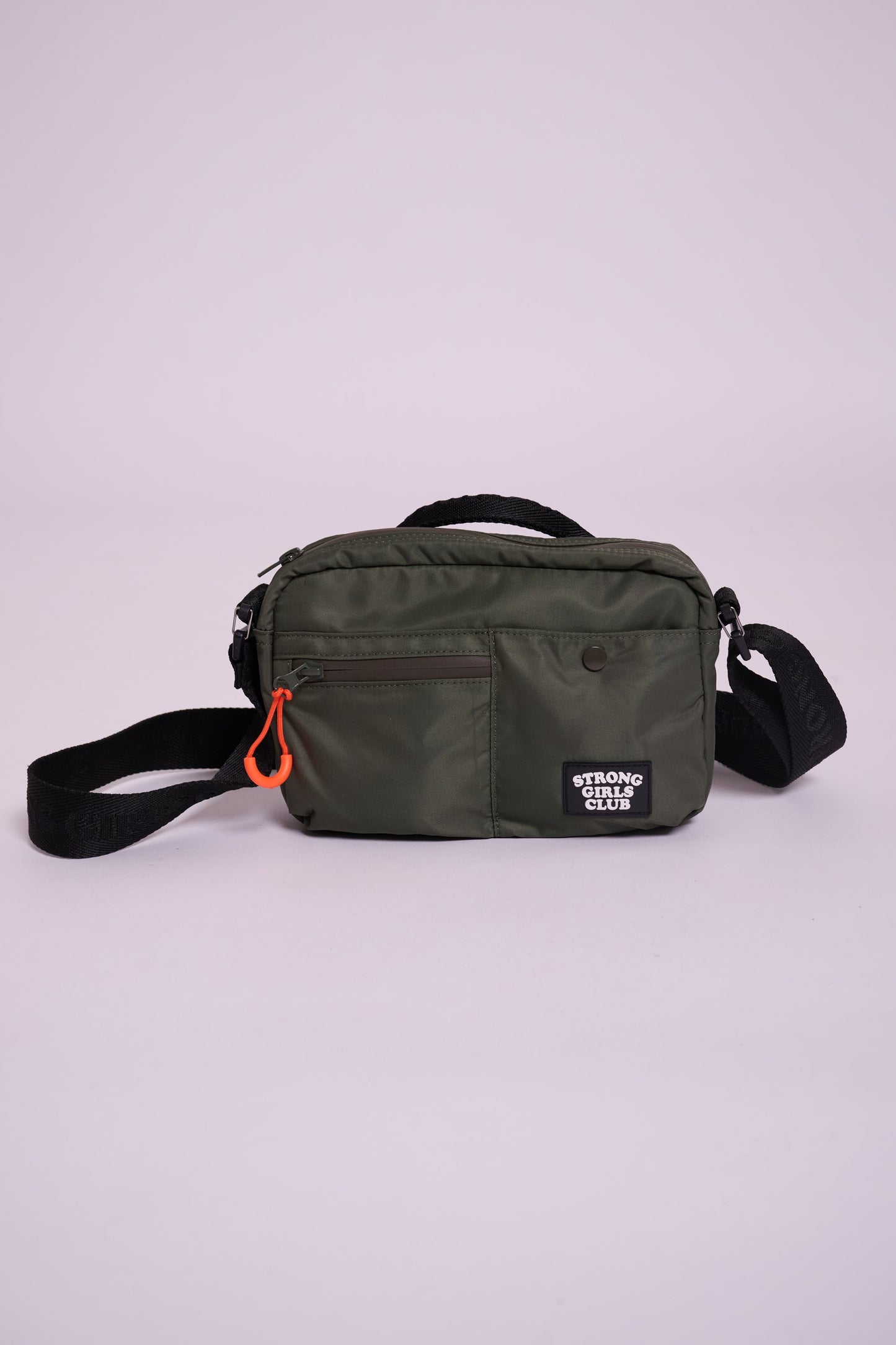 Strong Girls Club Crossbody Camera Bag - Khaki