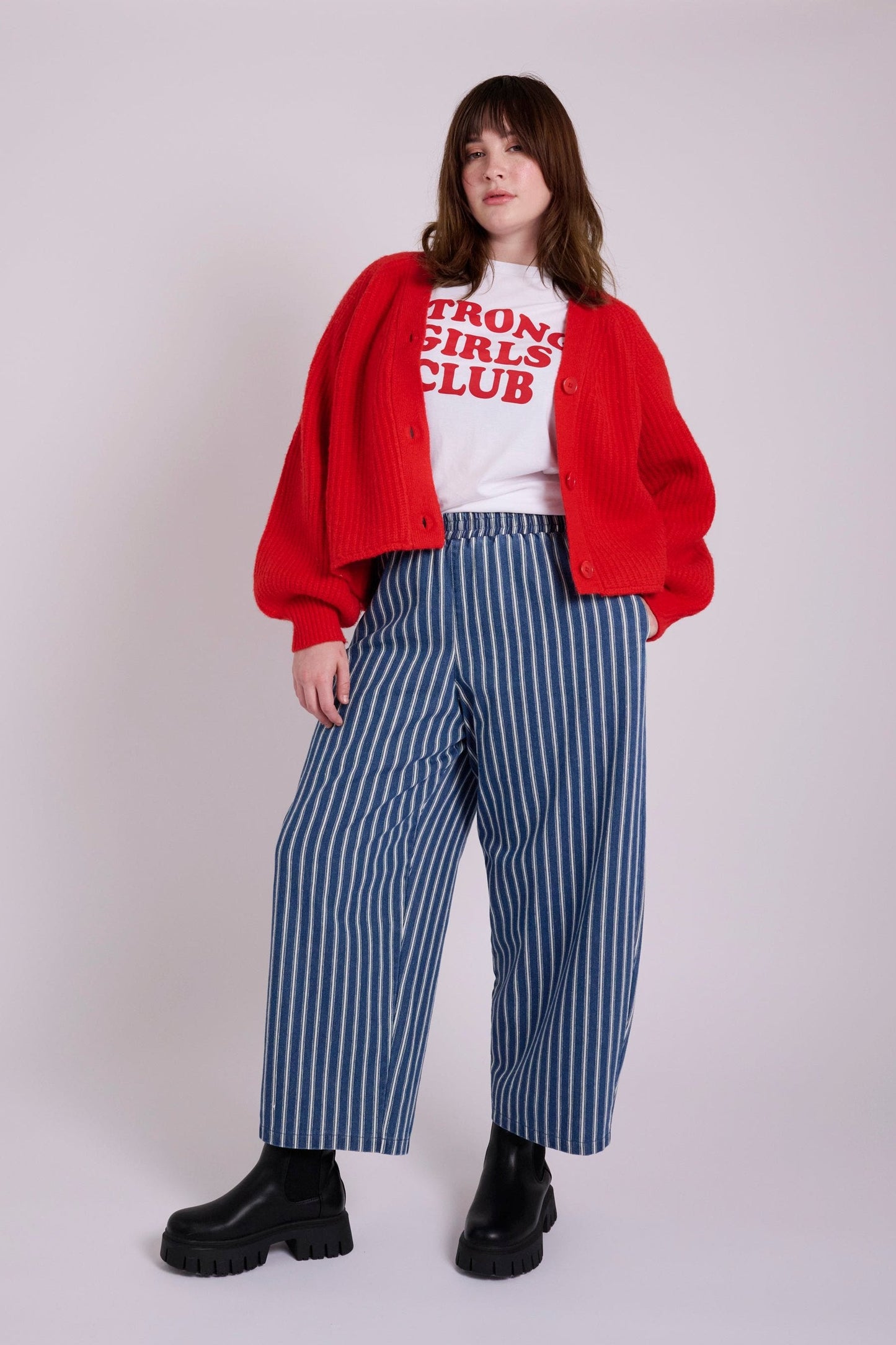 Mabel Cardigan - Red