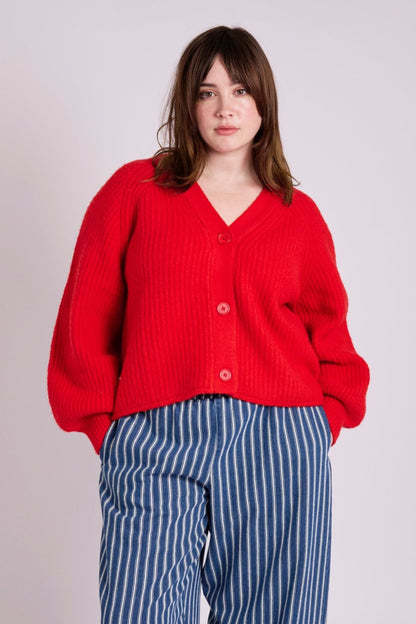 Mabel Cardigan - Red