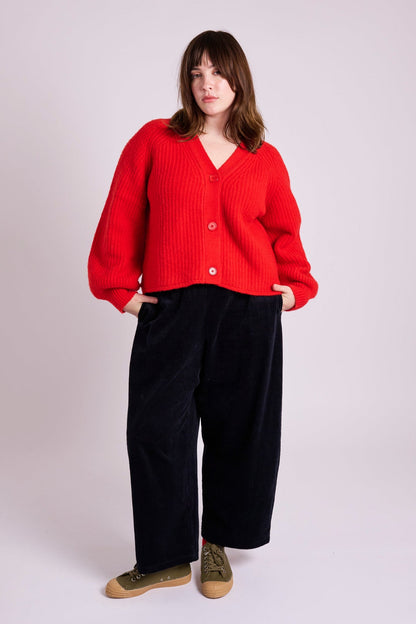 Iris Cord Trousers - Navy