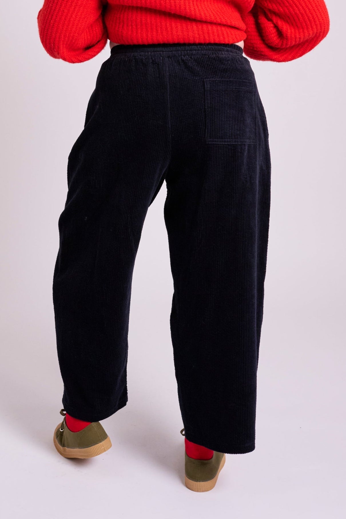 Iris Cord Trousers - Navy