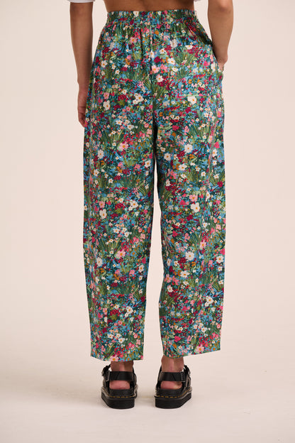 Peggy Linen Trousers - Spring Floral