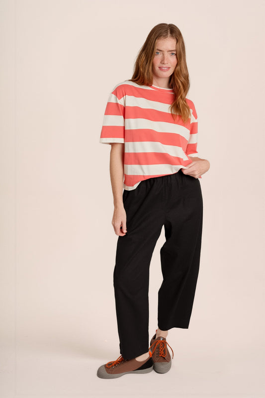 Peggy Trousers - Linen Black