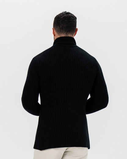 Sweater Blazer - Black